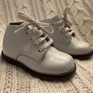Footmates White Todd 7790 Baby Boots Size 4